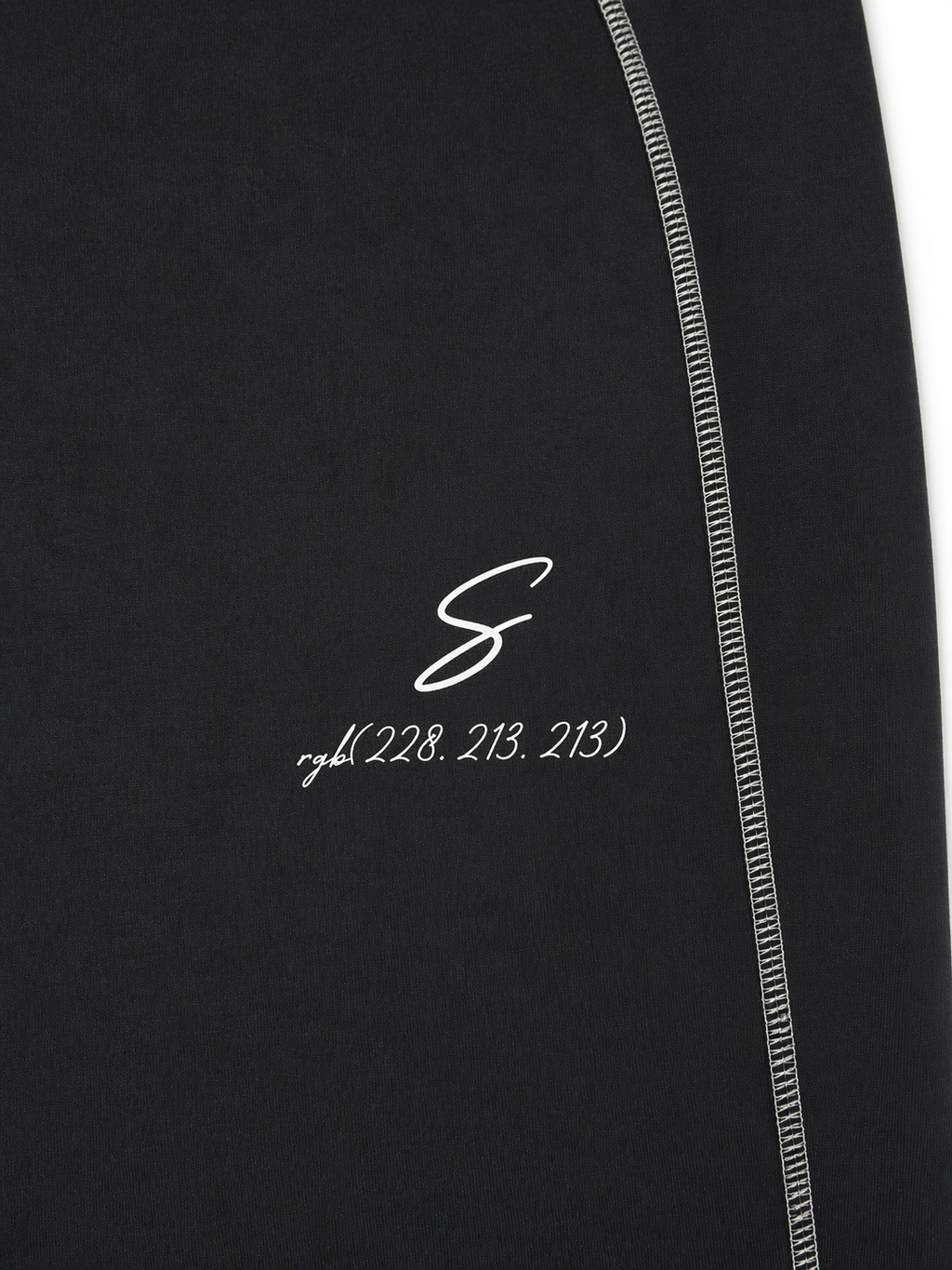 rgb(228, 213, 213) Sweatpants — Black