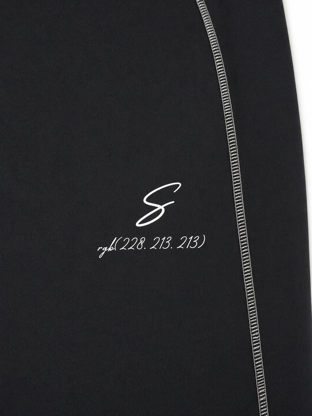 rgb(228, 213, 213) Sweatpants — Black