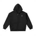 Heavyweight Zip Hoodie — Black