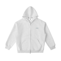 Heavyweight Zip Hoodie — Oat Gray
