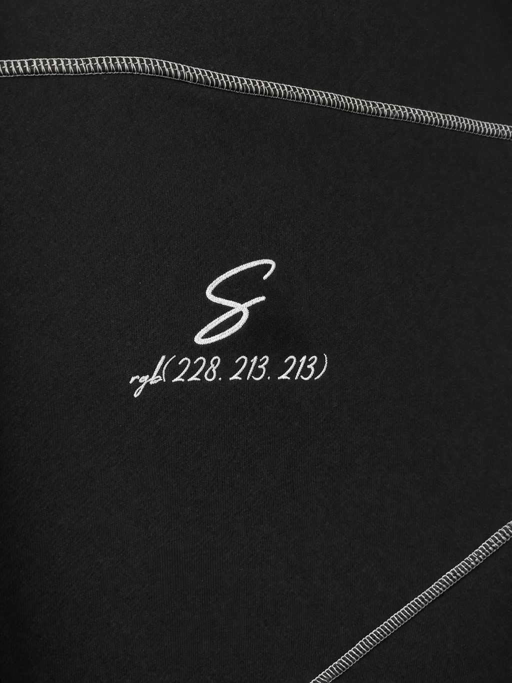 rgb(228, 213, 213) Zip Hoodie — Black