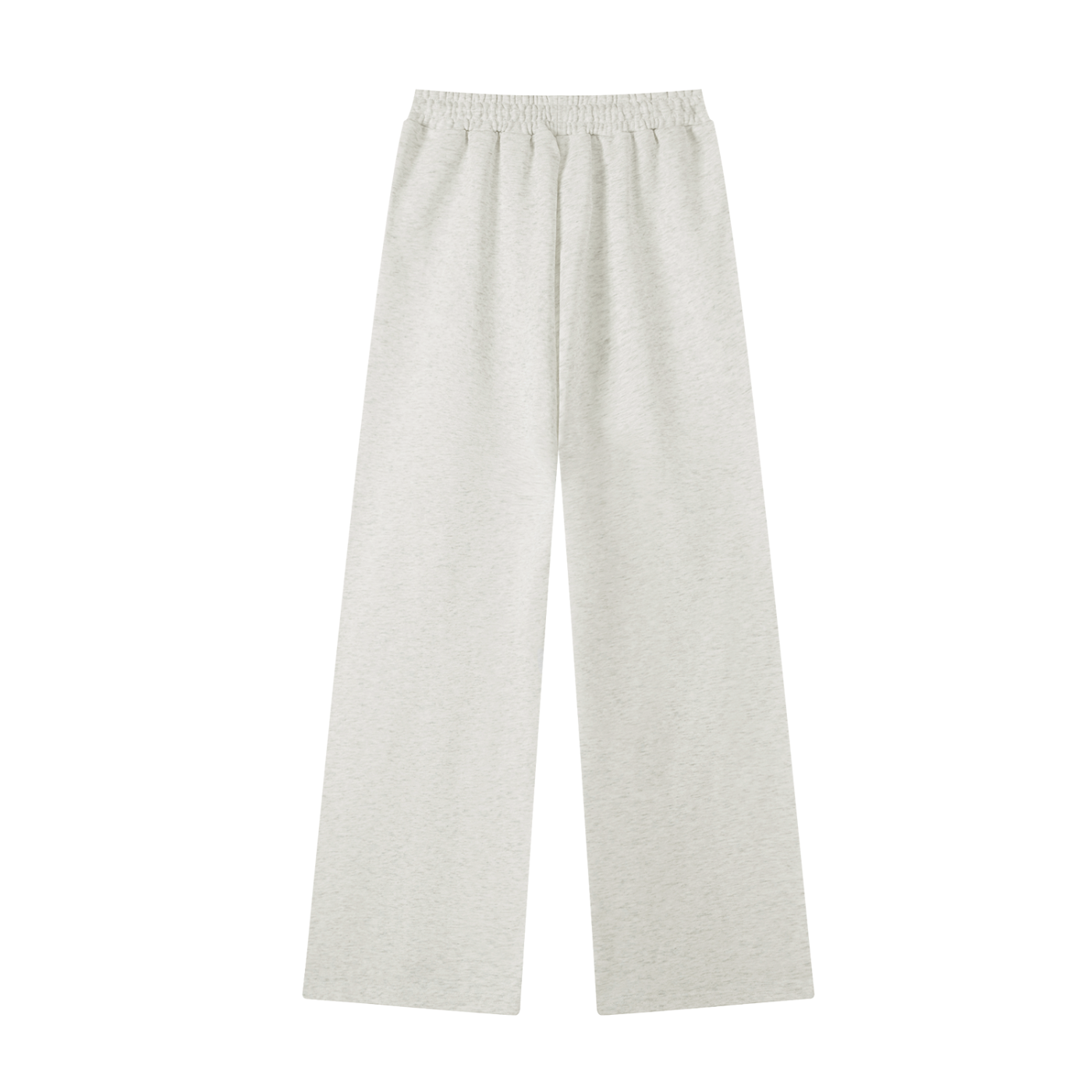 Wide-Leg Sweatpants — Oat Gray